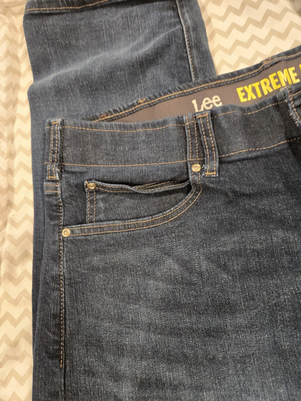 *Lee* Extreme Motion Men's Dark Blue Jeans